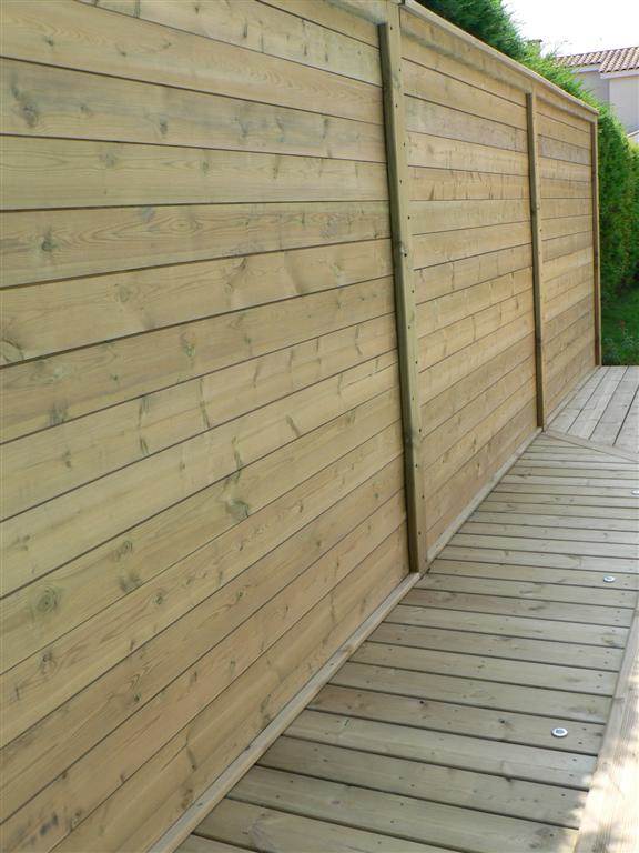 Cloture acoustique de jardin